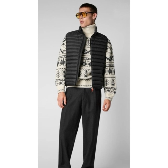 Save the Duck Black Adam Basic Puffer Vest XL - Picture 1 of 12